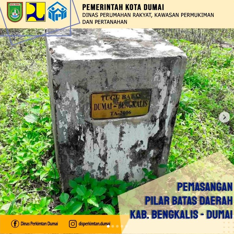 PEMASANGAN PILAR BATAS DAERAH KABUPATEN BENGKALIS