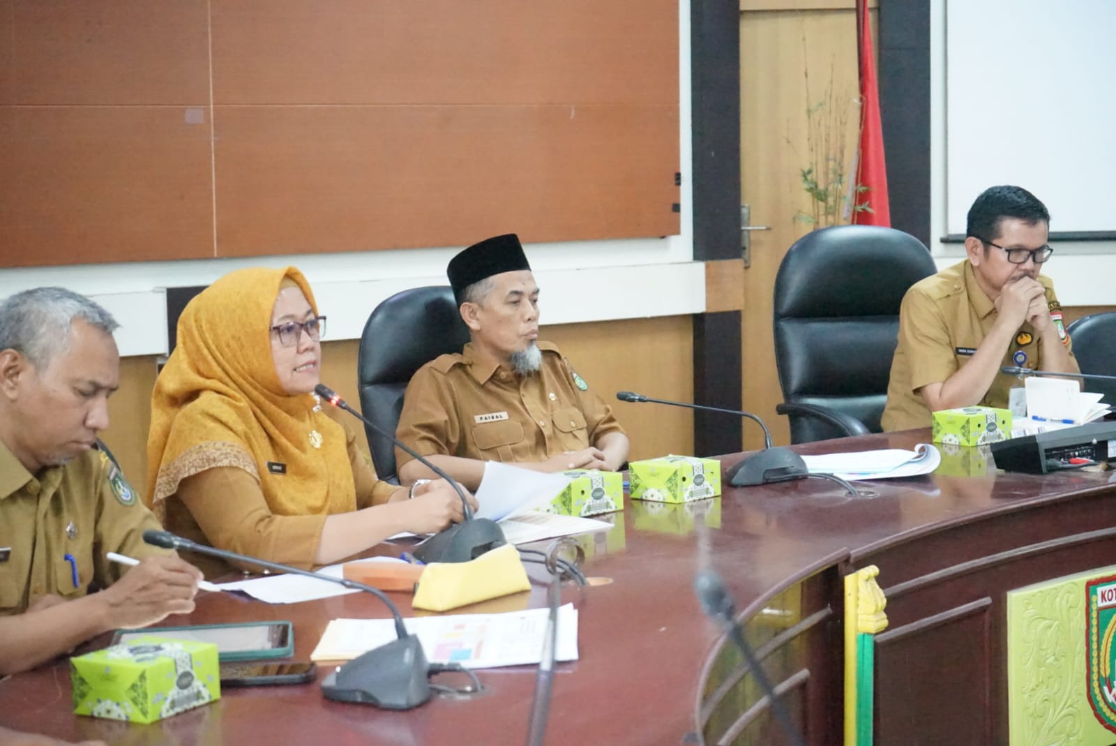 Pimpin Rakor Pensasaran Percepatan Penanganan Kemiskinan, Wali Kota Dumai Minta Camat dan Lurah Maksimalkan Verifikasi dan Validasi DTKS