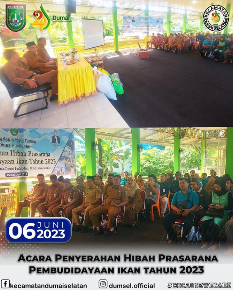 Acara Penyerahan Hibah Prasarana Pembudidayaan Ikan Tahun 2023